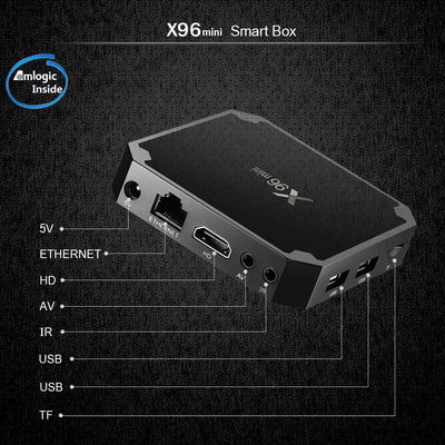 X96 ミニ アムロジック S905W クアッド コア OTT アンドロイド TV ボックス 2GB 16GB 2.4GHz WiFi アンドロイド 9.0