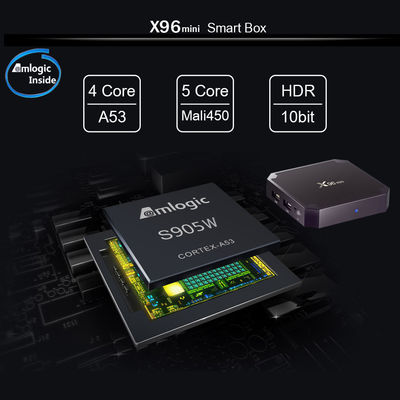 X96 ミニ アムロジック S905W クアッド コア OTT アンドロイド TV ボックス 2GB 16GB 2.4GHz WiFi アンドロイド 9.0