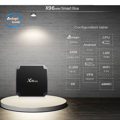 デュアル Wifi Neflix スマート アンドロイド X96mini TV ボックス フル HD 1080p 4K 8K 2GB 8GB 16GB 4GB 32GB