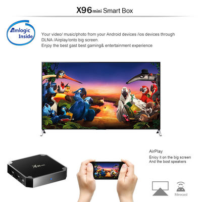 デュアル Wifi Neflix スマート アンドロイド X96mini TV ボックス フル HD 1080p 4K 8K 2GB 8GB 16GB 4GB 32GB