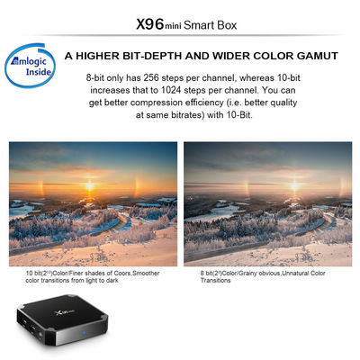 デュアル Wifi Neflix スマート アンドロイド X96mini TV ボックス フル HD 1080p 4K 8K 2GB 8GB 16GB 4GB 32GB