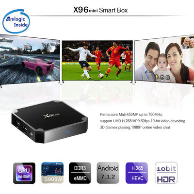 デュアル Wifi Neflix スマート アンドロイド X96mini TV ボックス フル HD 1080p 4K 8K 2GB 8GB 16GB 4GB 32GB