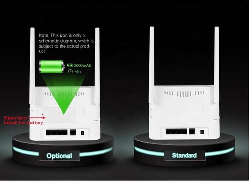 ワイヤレス モバイル光ファイバ モデム ルーターの組み合わせ 4G ホットスポット LTE