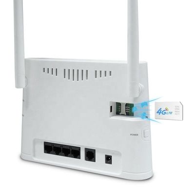 ホットスポット LTE CPE Wifi 光ファイバー モデム ルーター ワイヤレス モデム Sim カード 300Mbps 付き