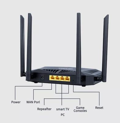 大きい家のための繊維光学モデム ルーターのデュアル バンド ギガビットの長期 AX1800 の無線 Wifi のルーター