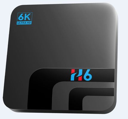 フル HD 6K Qplus インターナショナル  OTT ボックス レシーバー H6 クアッド コア 4GB 32GB