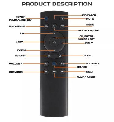 ブルートゥース エア マウス Google アシスタント  ボックス リモート 2.4GHz