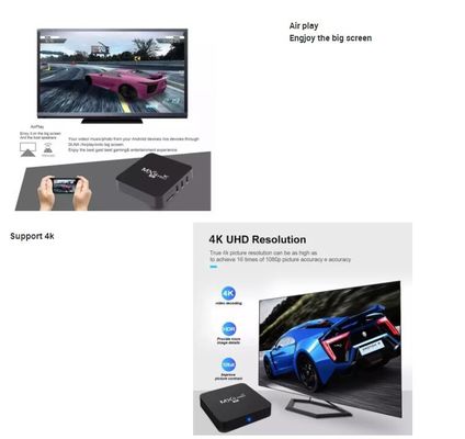 HD は  OTT TV 箱 MXQ PRO 4K 4 中心 64bit アンドロイド 7.1 H.265 を放映します