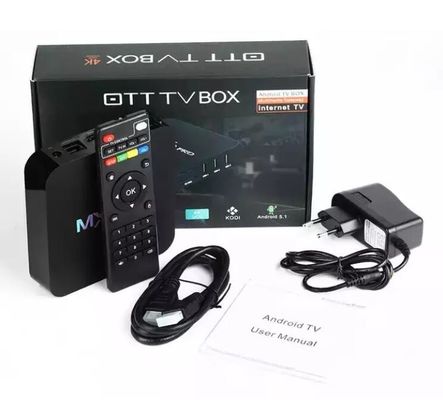 HD は  OTT TV 箱 MXQ PRO 4K 4 中心 64bit アンドロイド 7.1 H.265 を放映します