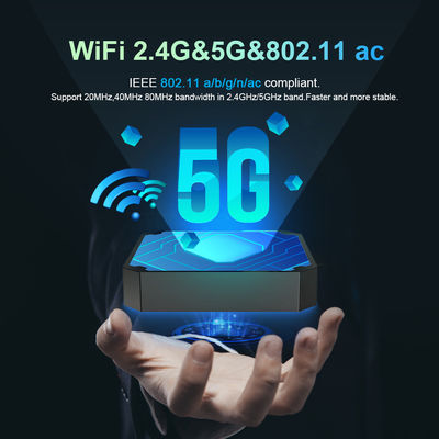4K スマート X96 ミニ Ott TV ボックス アンドロイド プレーヤー S905w4 2.4g 5g