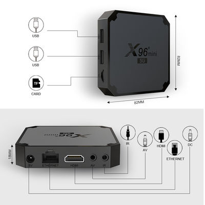 アンドロイド 5G スマート IP OTT セットアップ ボックス  X96 ミニ S905W4 プレーヤー
