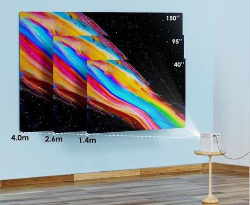 ARM Cortex A7 3D ミニ LED マルチメディア プロジェクター 1080p クアッド コア