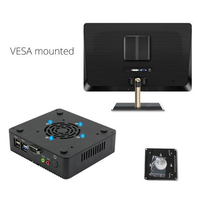 産業用頑丈なミニ PC コンピュータ ワークステーション J1800 デュアル コア