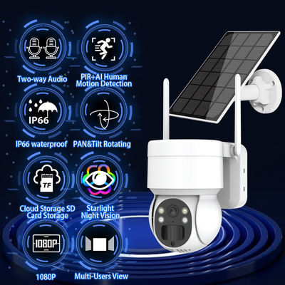 防水長期スマート PTZ カメラ WIFI CCTV 監視システム HD1080P