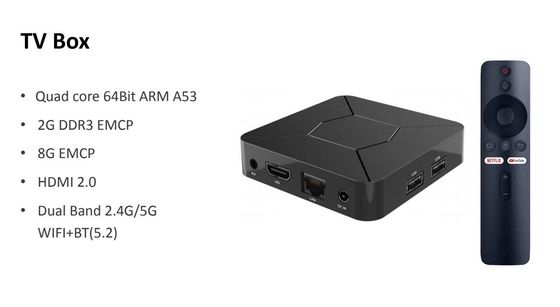 Google TV箱ATV 4K HD TV箱の人間の特徴をもつテレビ上箱