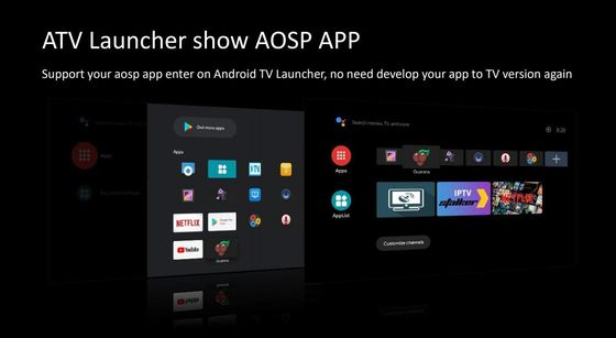 Android10.0 OTT TV箱4K HD Netflix Google TV箱のメディア プレイヤーATV