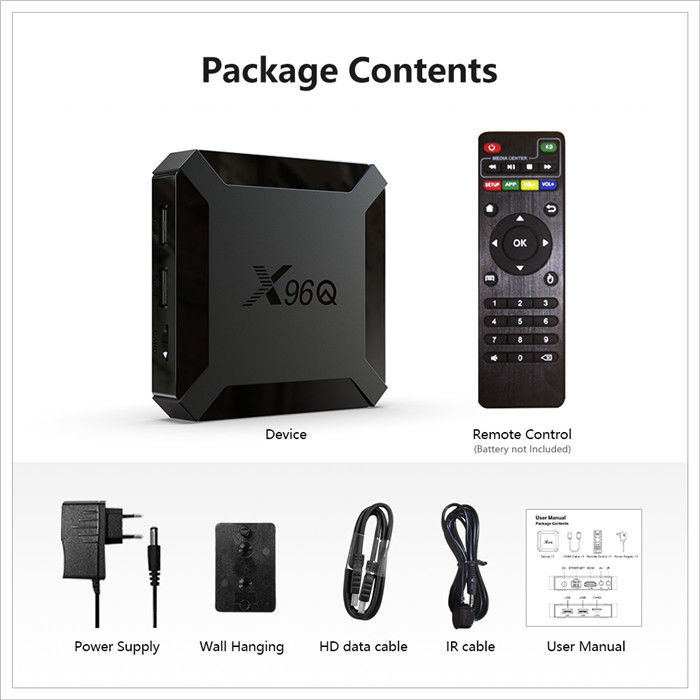 X96Q スマート すべての勝者 OTT アンドロイド TV ボックス H313 クアッド コア 2GB 16GB 音声制御