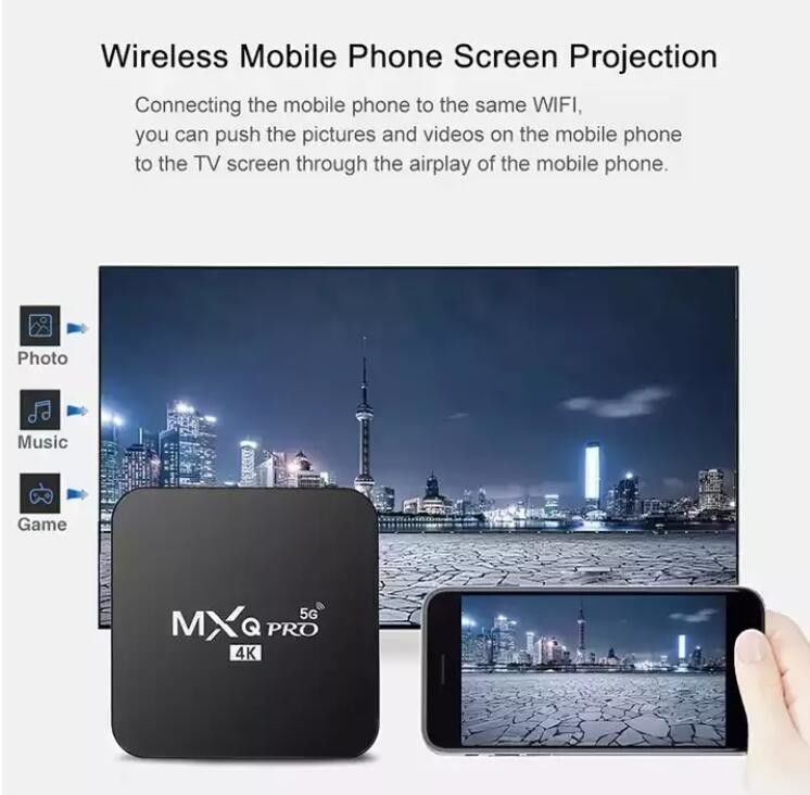 頭いい WiFi  H3 すべての勝者 アンドロイド Box TV MXQ Pro 4K 2K クアッドコア